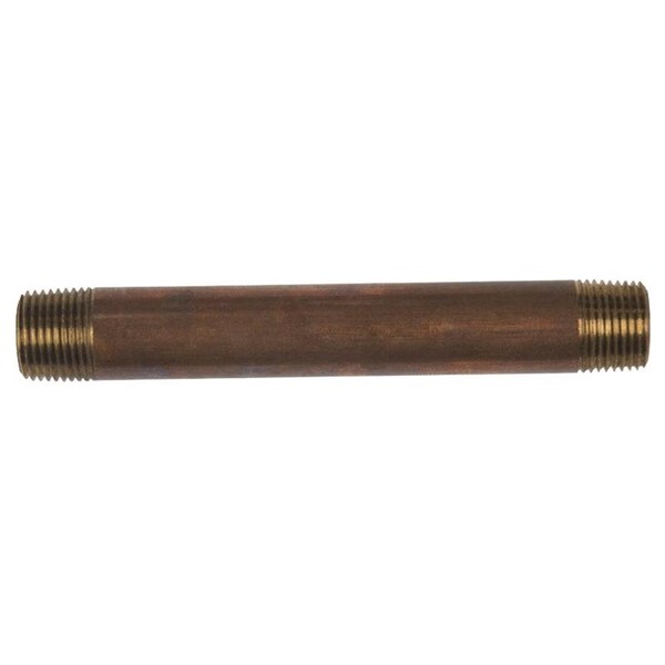 Homeplus+ ATC 3/8 in. MPT X 3/8 in. D MPT Yellow Brass Nipple 4-1/2 in. L 6JC126300201035 - main